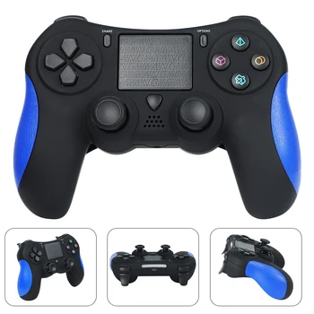 

buletooth Wireless Gamepad with Light Strip for PS4 Gamepad New Fashion Wireless Games Controller for Playstation for PS4 / iOS