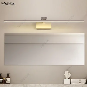 

Front mirror simple modern bathroom toilet makeup mirror lamp waterproof anti-fog wall lamp nordic mirror CD50 W07