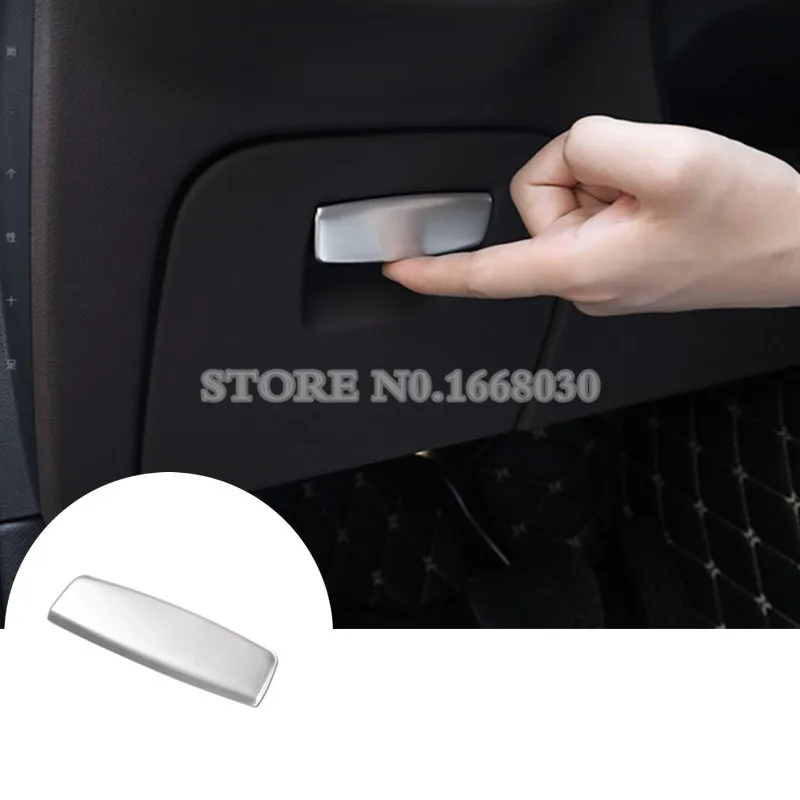 Stainless Driver’s Side Glove Box Button Cover For BMW 5 Series G30 2017-2019
