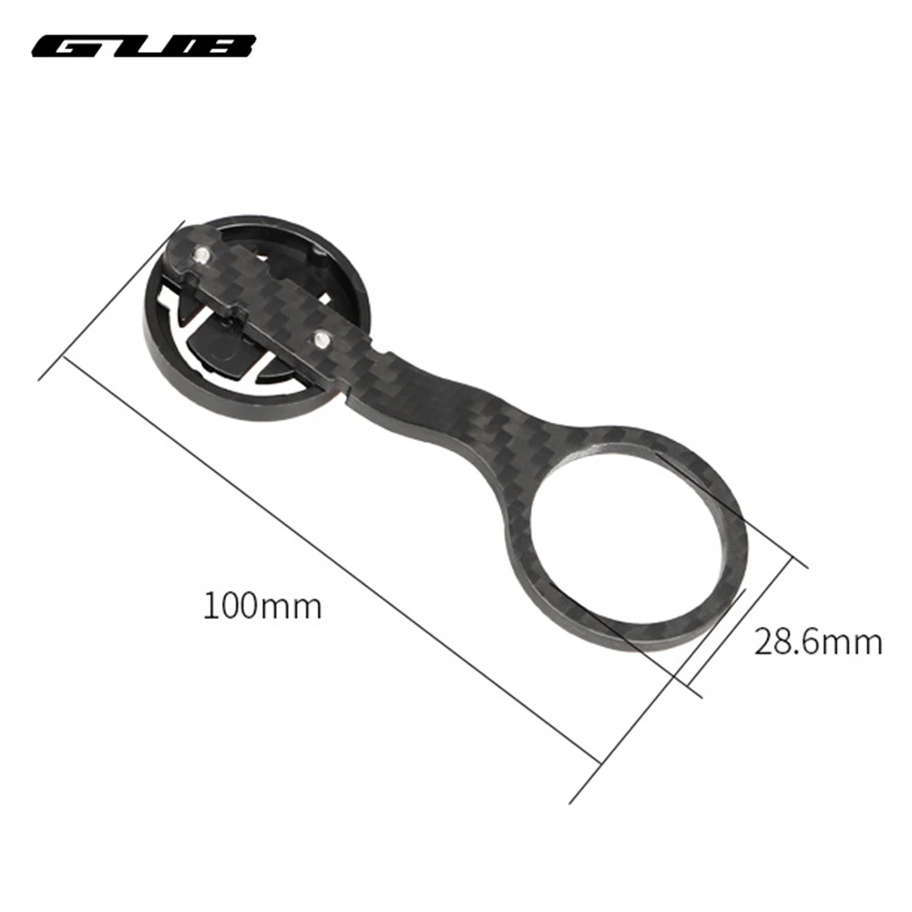 Support d'ordinateur pour guidon de vélo de montagne, angle réglable, lumière de vélo, support d'ordinateur, Garmin, caméra, base en fibre de phosphore  18