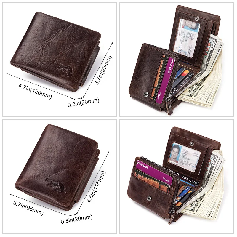 Goedkoop Kavis Rfid 100% Echt Leer Vrouwen Portemonnee Vrouwelijke Portomonee Portemonnee Korte Mannelijke Geld Tas Kwaliteit Designer Mannelijke Kaart Kleine