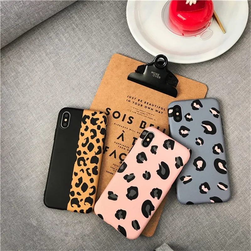 Роскошная леопардовая Печатный Чехол для мобильного телефона iphone X 11 pro XR XS Max 6 6s 7 8