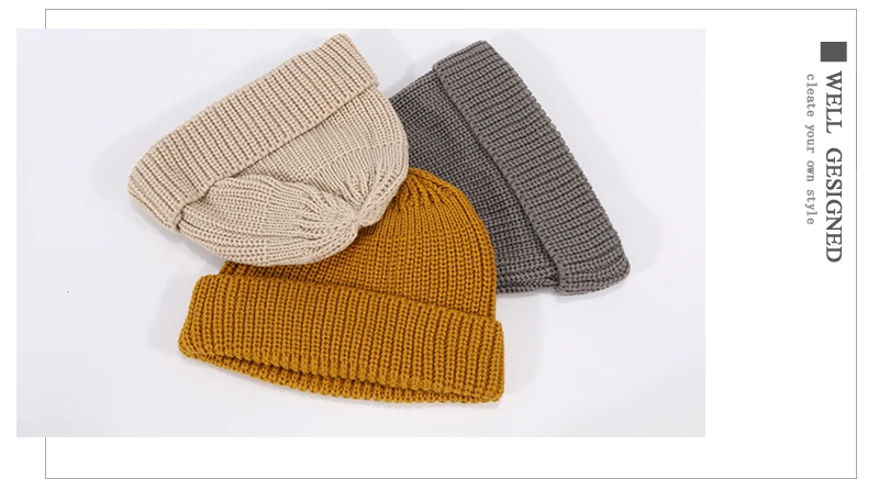 Осенне-зимние вязаные шапочки, мягкие повседневные спортивные шапки, теплые лыжные шапочки, шапка унисекс, одноцветная Кепка