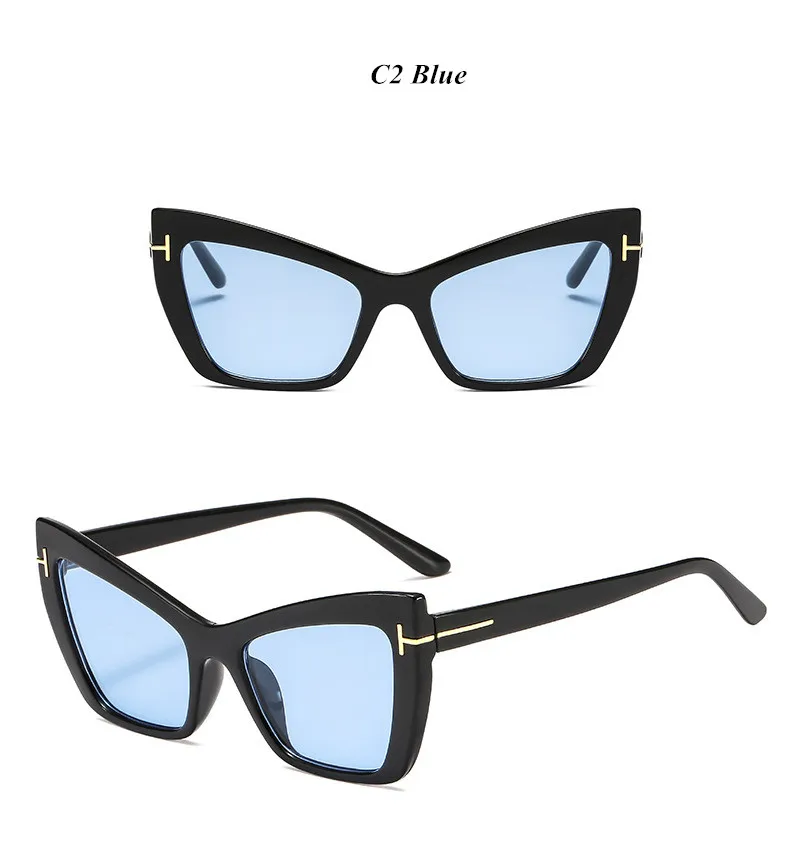 Сексуальные женские солнцезащитные очки кошачий глаз, модные женские солнцезащитные очки Uv400, винтажные брендовые дизайнерские солнцезащитные очки, пластиковые солнцезащитные очки Oculos