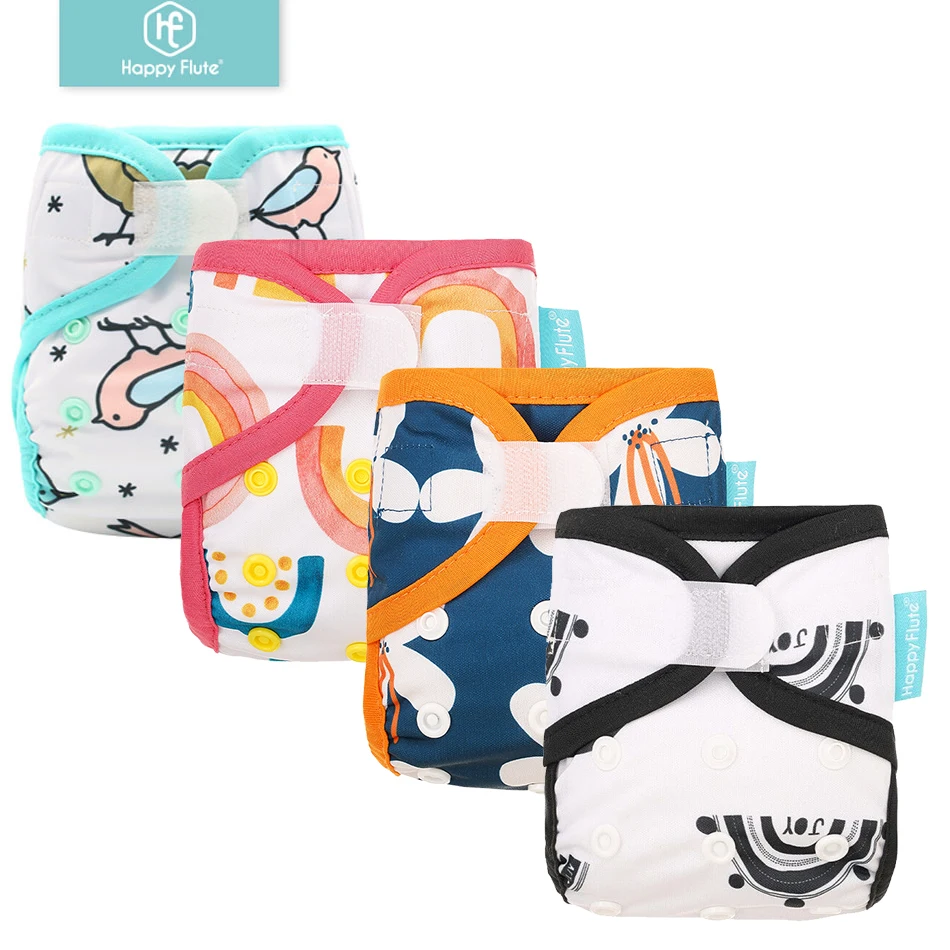 Big Sale Diaper-Cover Cloth Eco-Friendly Happyflute Newborn-Print Hook Loop Snap Pul-Design oXpXDeAQ