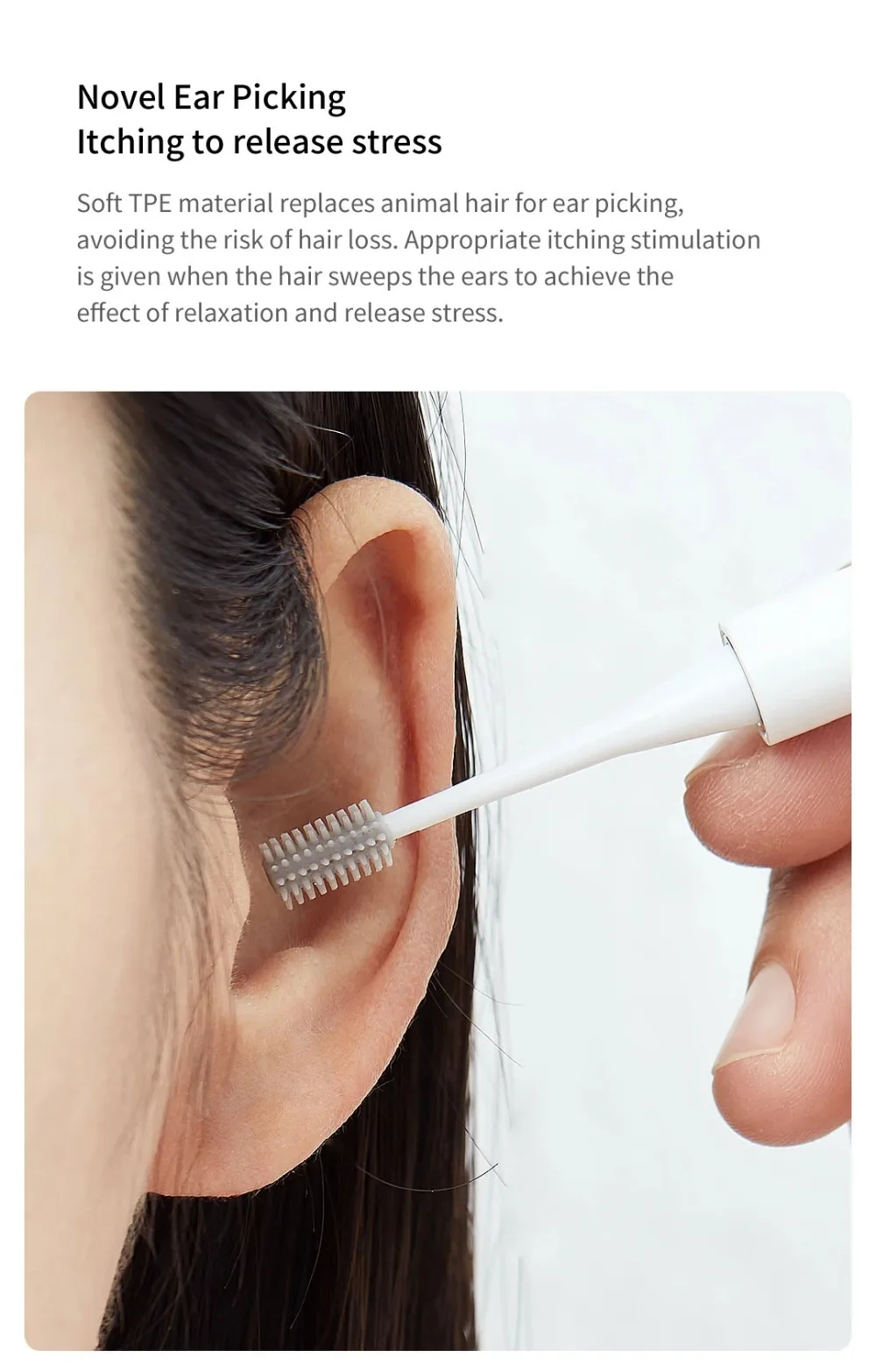 HUOHOU LED Portable USB Ear Nail Care Kit Ear Pick Brush Wax Cleaner Removal Tool Kit with LED Light Nail File Clipper Cutter (8)