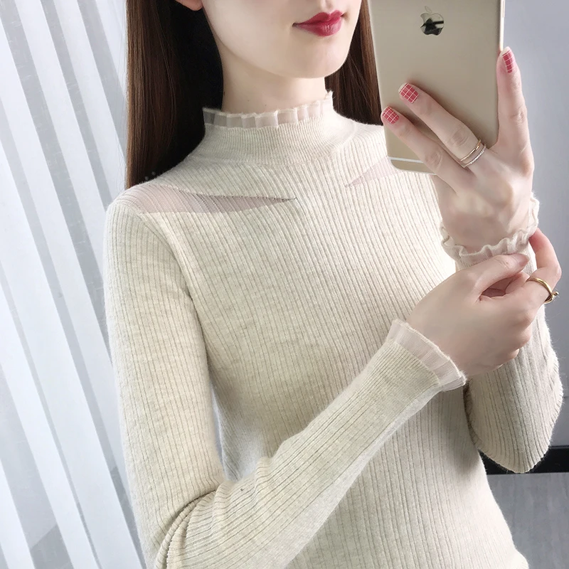 

Room 217734, 2 lines under 5 】 make lace leakage shoulder knit unlined upper garment to render [1690] 32