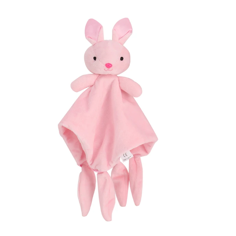 Детские плюшевые игрушки кролик, успокаивающее полотенце, мягкое одеяло, Игрушка антистресс, аппетитное полотенце, Newbrons игрушка для сна