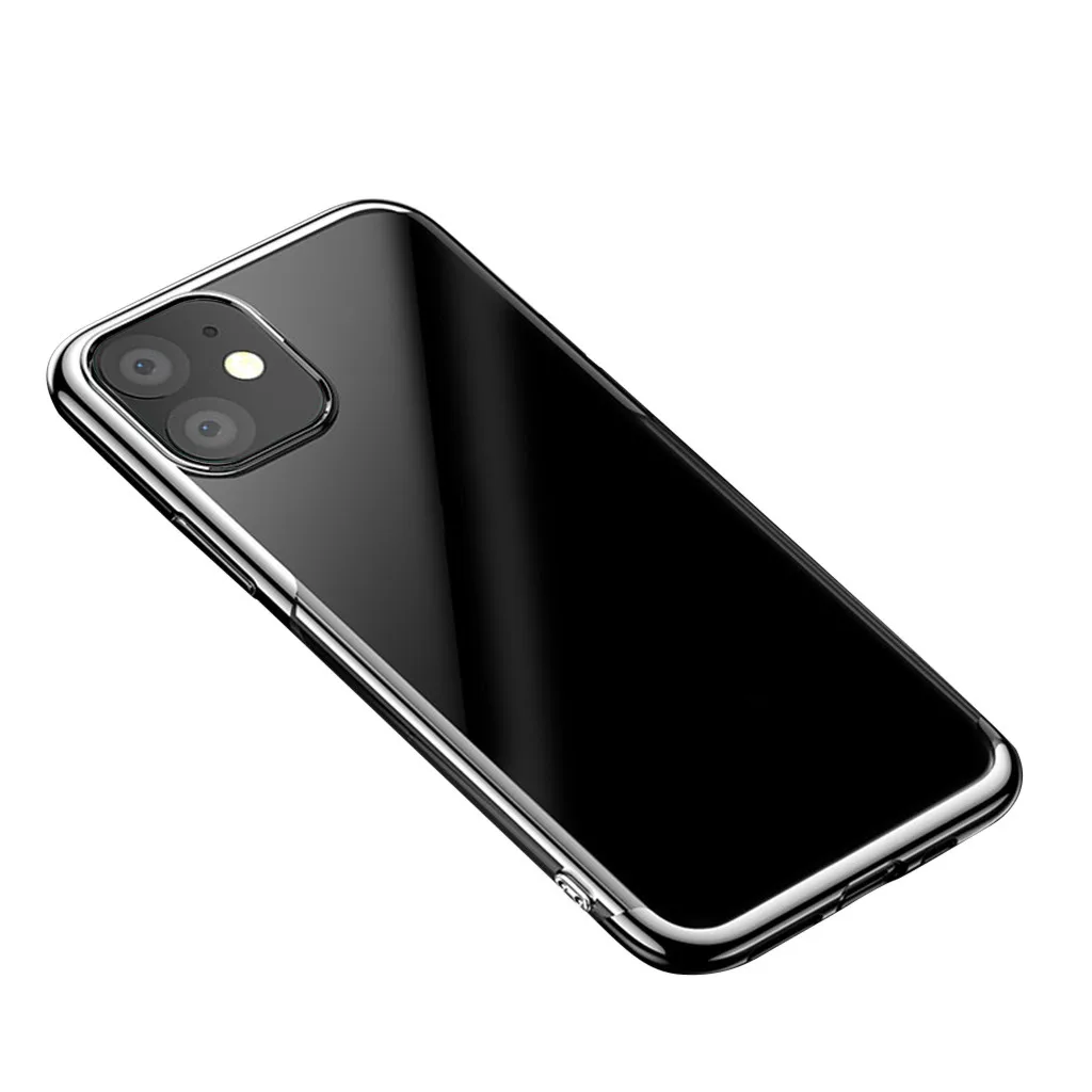 Для iPhone 11 чехол Ультратонкий Прозрачный мягкий ТПУ покрытие амортизация противоударный бампер прозрачный силиконовый чехол для телефона чехол