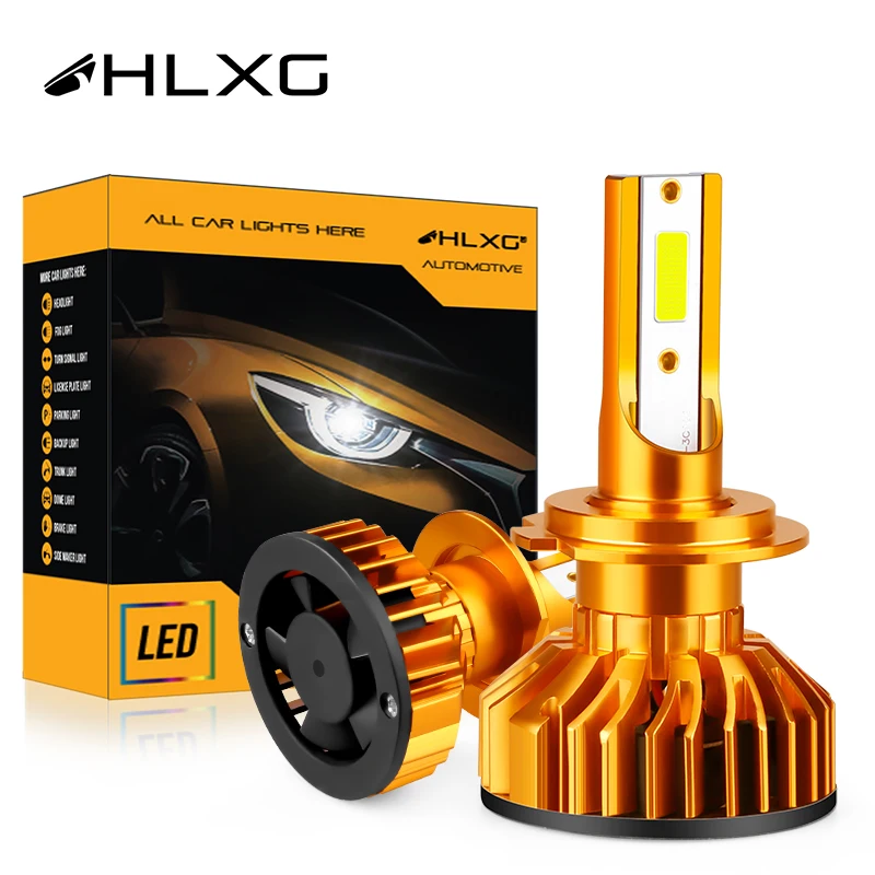 Hlxg H4 светодиодный H7 H11 HB4 9006 9005 HB3 Автомобильные фары мотоциклетные оригинальные