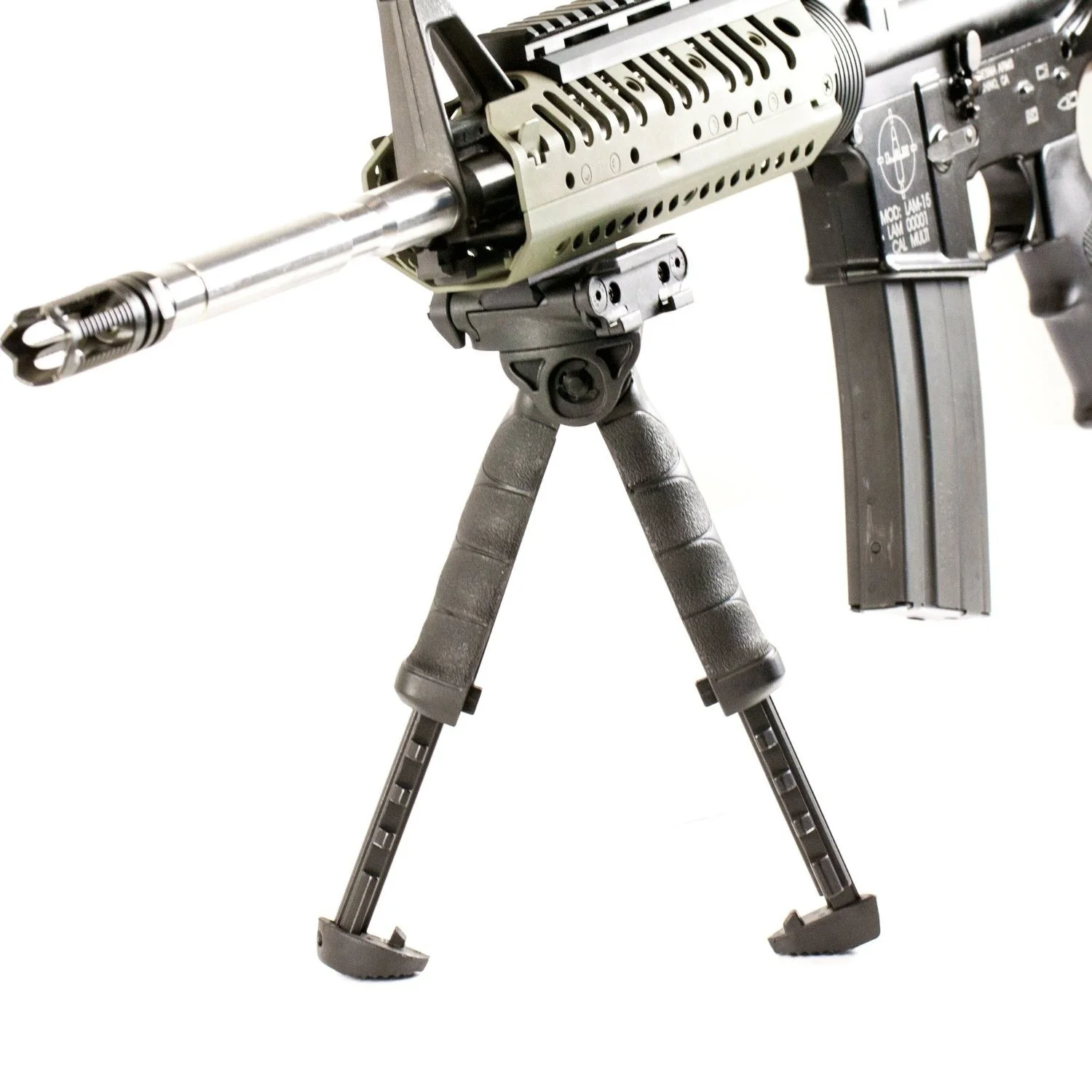 Тактический полимерный пистолетный захват QD вертикальный захват складной сошка ручка Foregrip для охоты страйкбол M4 M16 AR15 винтовка аксессуар