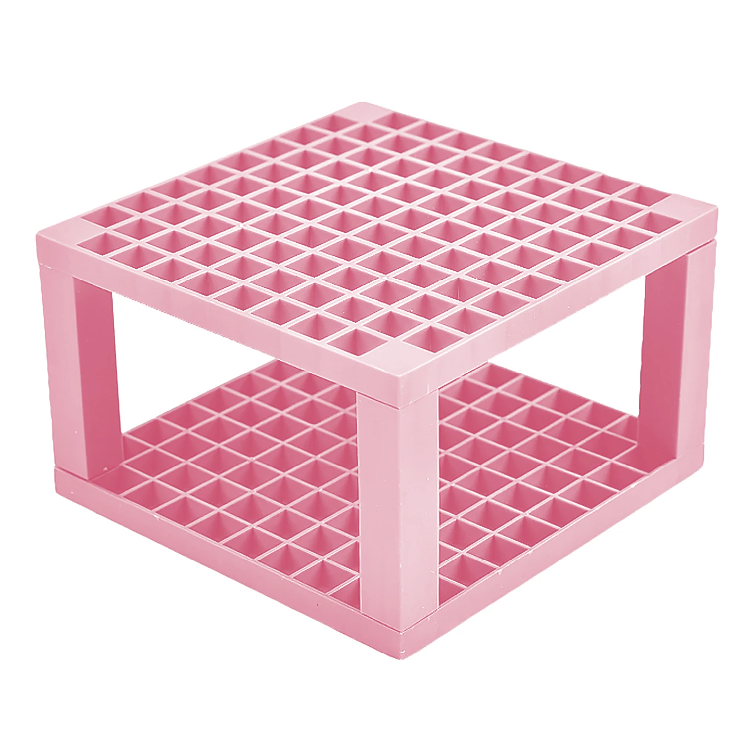 Pink 96 отверстий пластиковый Настольный держатель для карандашей стационарный стоячий органайзер для маркеров ручек цветные карандаши кисти для краски - Цвет: Pink