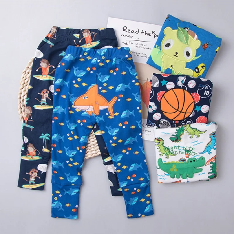 

Random 5 Pcs/lot Baby Printed Long Pants Unisex Cotton Full Length Trousers Newborn babes Boys girls Clothes 0-24M Toddler pants