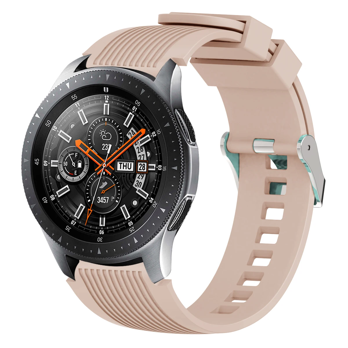 Silicone Smart Watch Strap for Samsung Galaxy Watch 3 45mm 41mm Galaxy Watch 42mm 46mm Replacement Bracelet for Gear S3 Wristban
