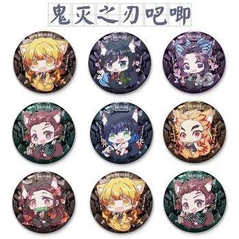

Anime Demon Slayer: Kimetsu No Yaiba Kamado Tanjirou Pin Button Brooch Badge Gift Cosplay 58mm