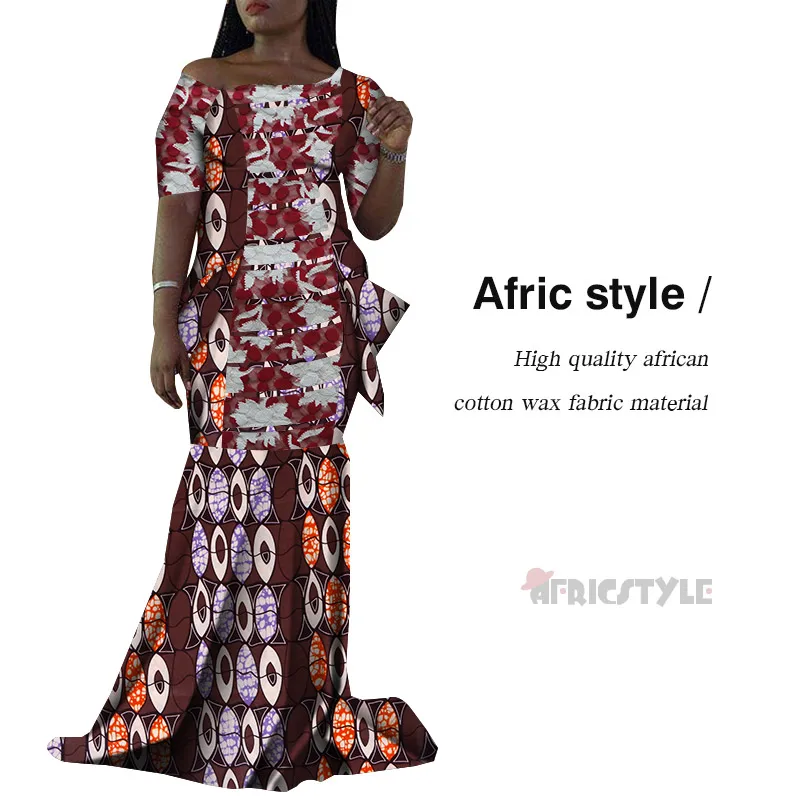 Nuevo baunin Riche estampado AnkaraDresses ropa Africana vestidos largos de retazos de talla grande Dashiki vestidos africanos pa