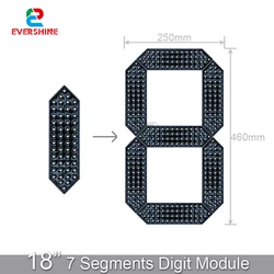 Placa digital de led com display a prova d'água, estação de preço de gás com 18 segmentos para exteriores