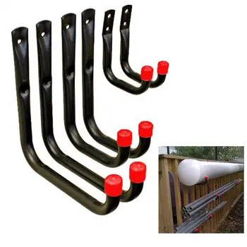 

6Pcs Multifunction Metal Heavy Duty Garage Storage Utility Hooks Wall Mount Hang U1JF