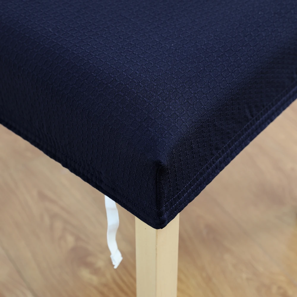 7 Solid Colors With Buckle Chair Cover Big Elastic Chair Covers Seat Slipcovers Stretch Removable Dining Hotel Seat Covers