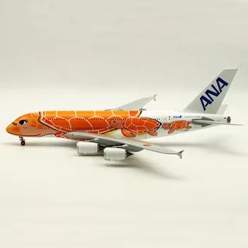 

1/200 Scale Japan A380 Turtle ANA Airlines Alloy Aircraft Planes Model Airplanes Plane Collectible Display Model Toy Decoration