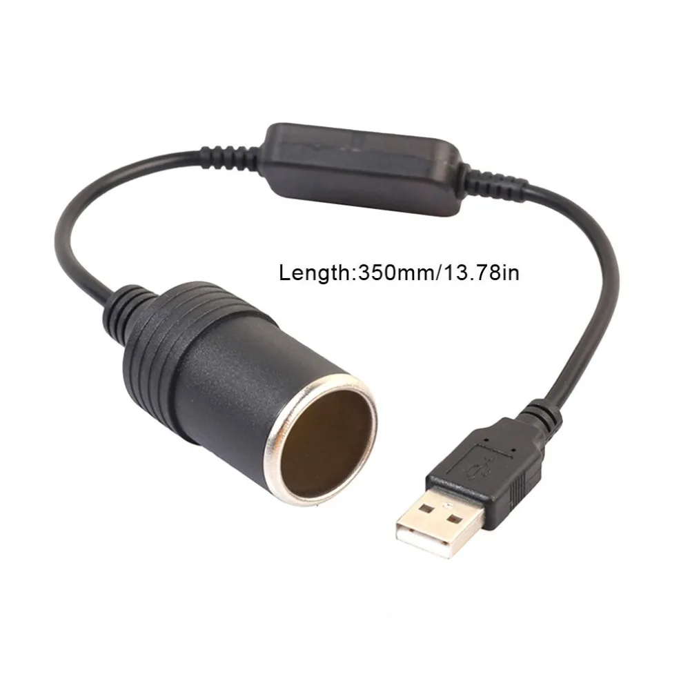 Usb 5 В до 12 В LED дальнего света Регистраторы Питание электронный собачий прикуриватель Usb к прикуривателю материнской