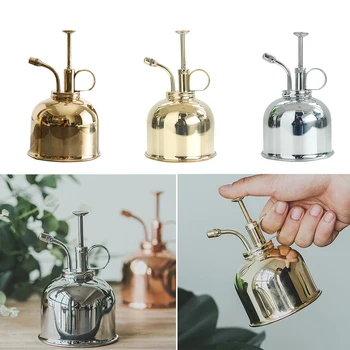 

300 Mini Copper Retro Plant Flower Watering Can Pot Spray Bottle Succulent Plants Garden Water Sprayer Garden Supplies Dropship