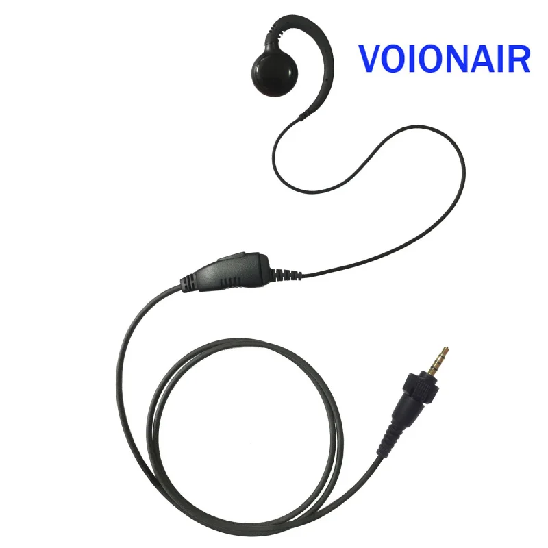 

VOIONAIR C-образный ушной крючок наушник гарнитура динамик микрофон PTT для Kenwood TPZ-D553 UBZ-M31 UBZ-M51L/S