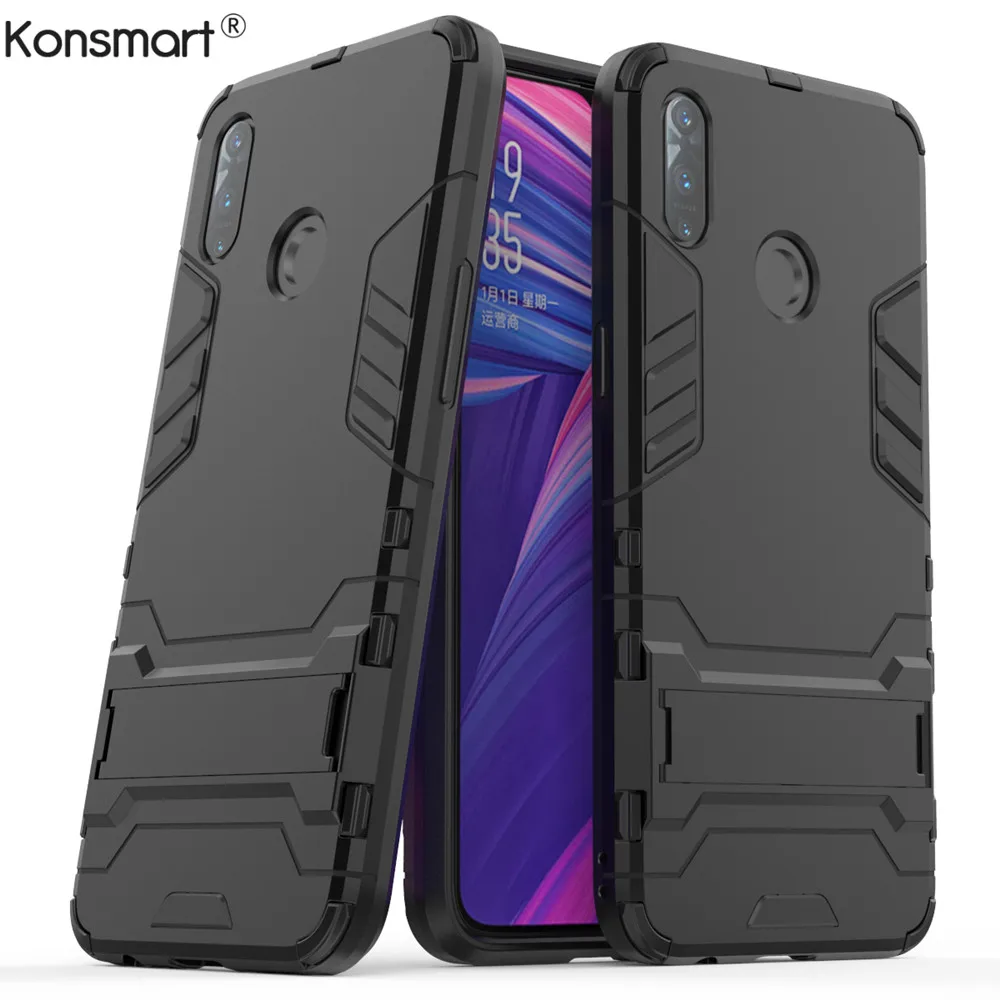 Realme 3 Pro Case Shockproof Rubber Hard Defender Armor Cover For Oppo X RMX1851 KONSMART |