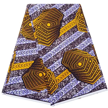 

2020 African Wax print fabric Veritable Ghana block wax African Ankara fabric wax pure cotton