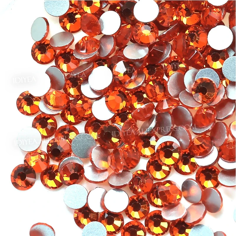 A3 Neon Orange Crystal Resin Rhinestone, 1440pcs/pack, Ss16 Ss20, For  Artistic Clothing Decor, Shoes, Bags, Accessories Diy