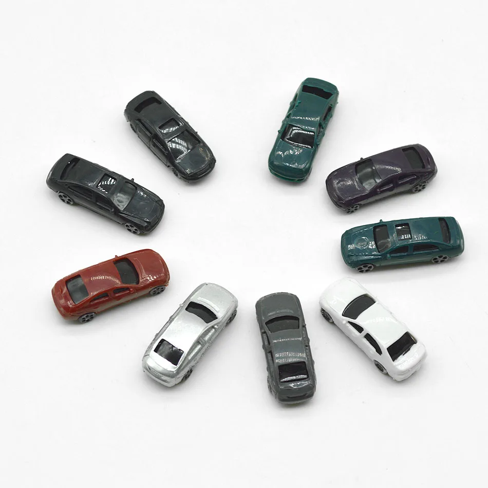 Гибридная n-масштабная модель поезда железнодорожная компоновка car100PCS 1:150 игрушка пейзаж diorama миниатюрная сцена DIY производство