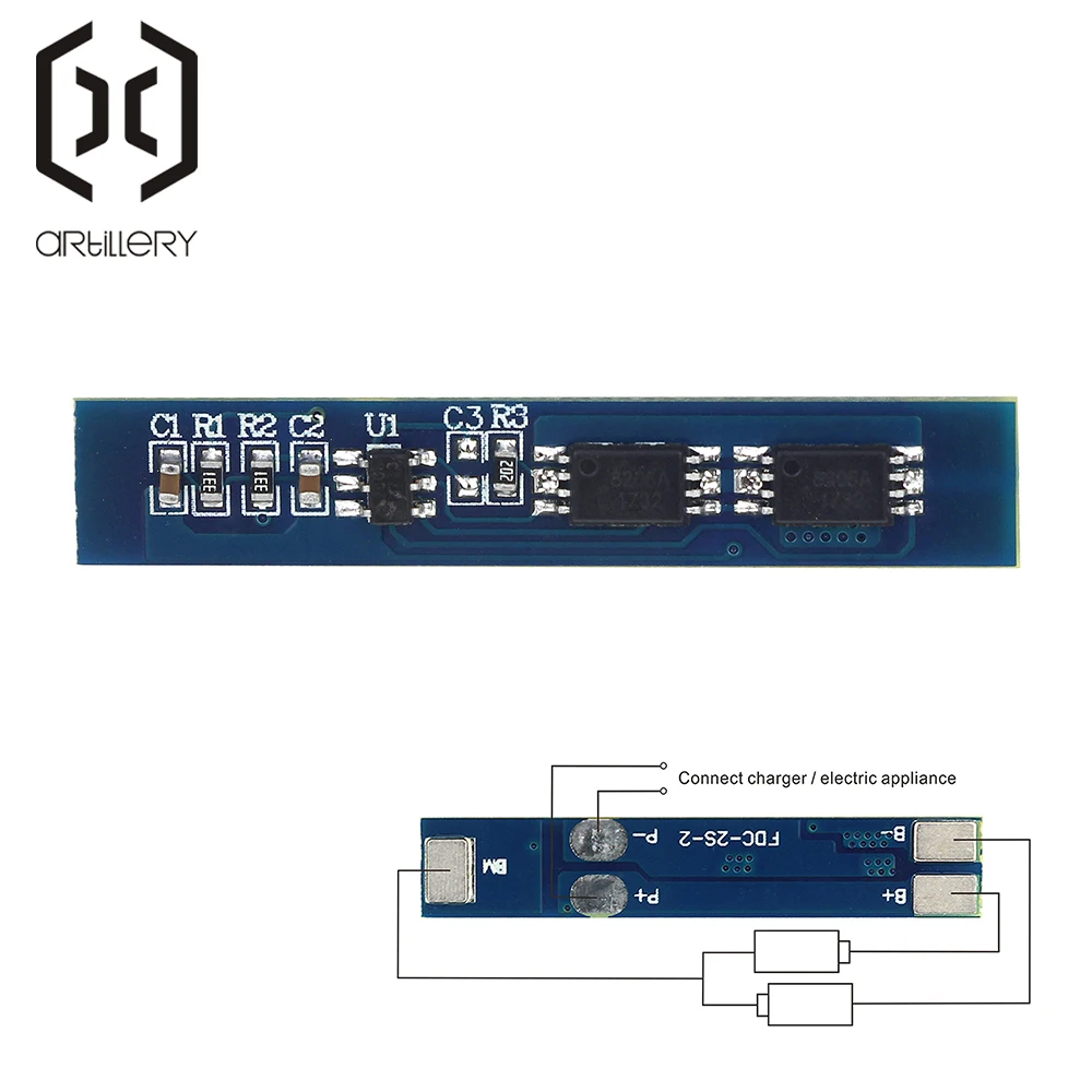2S 3A литий-ионная литиевая батарея 7,4 v 8,4 V 18650 Защитная плата для зарядного устройства Bms Pcm для литий-ионного аккумулятора Lipo
