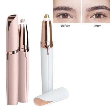 

Women Electric Eyebrow Trimmer Portable Razors Mini Eyebrow Shaver Instant Painless Face Brows Hair Remover Epilator