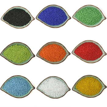 

2000PCS Solid Color Glass Sand Beads Austria Crystal Round Hole Bead For Kids Jewelry Making DIY Accessories