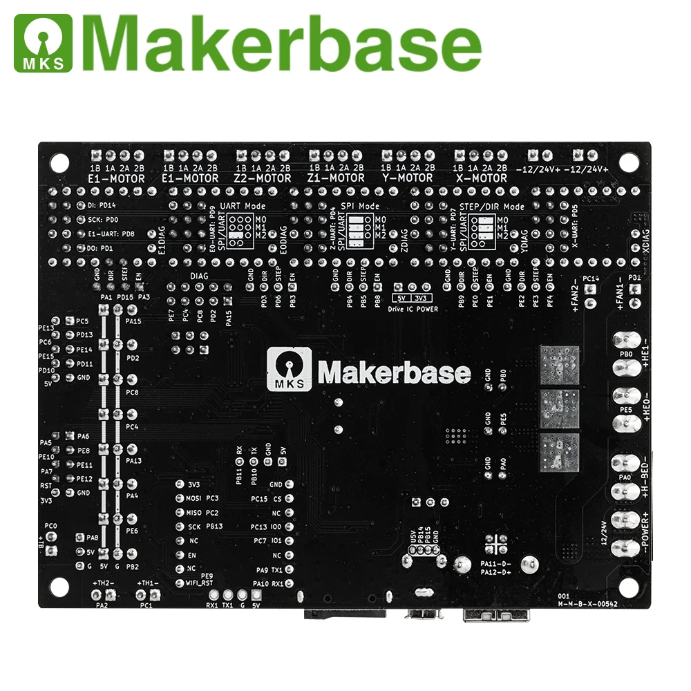 Peças de Impressora Makerbase Robin Nano 32bit 168mhz F407 3d Tela Tft Impressão Usb vs v2 Mks v3 - Imagem 6