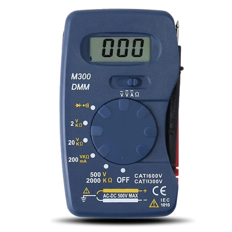 Мини цифровой мультиметр карманный Dmm Ac/Dc Ток Сопротивление напряжения мультитестеры мини Амперметр Вольтметр Ом тестеры