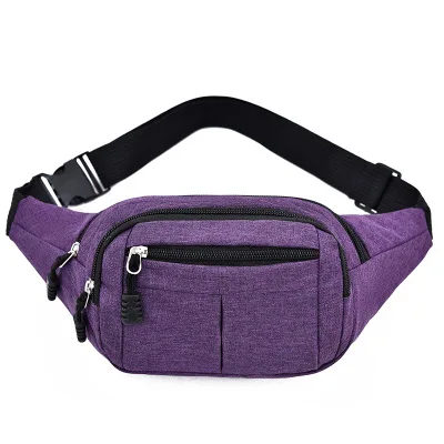 Новинка, модная поясная сумка, сумка на талию, женская сумка на талию, сумка на талию - Цвет: Фиолетовый