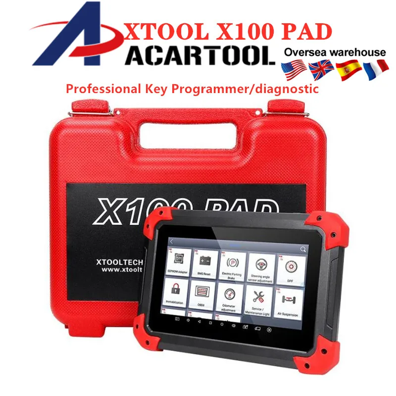 XTOOL X100 PAD ключ программист OBD2 диагностический сканер автомобильный код считыватель многоязычный с EEPORM обновление онлайн