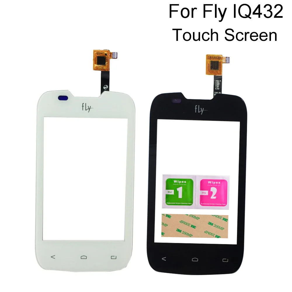 Сенсорный экран для Fly IQ432 IQ 432 сенсорный дигитайзер стекло сенсор сенсорная