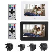 Высокое качество 7 дюймов 800*480 HD Цифровая фоторамка экран несколько языков экран s соотношение 16:9