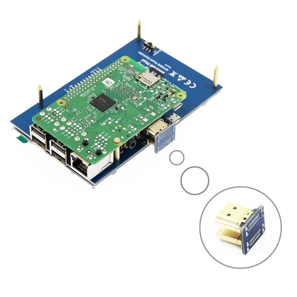 5 дюймовый ЖК HDMI сенсорный экран дисплей TFT модуль светодиодной панели 800*480 для Raspberry Pi 4 Модель B 3B +/3B/2B/B +