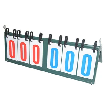 

New Scoreboard 4/6 Digit Sports Soccer Referee Basketball Coach Score Board For Football Badminton TableTennis Scoreboard