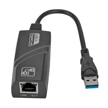 

Mini USB 3.0 Gigabit Ethernet Adapter USB to RJ45 Lan Network Card for Windows 10 8 7 XP Laptop PC Computer Accessories