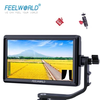 

FEELWORLD S55 5.5 inch Camera DSLR Field Monitor 4K HDMI Small Full HD 1280x720 IPS Video Peaking Focus Assist with 8.4V DC Out