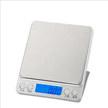 激安 0.01 グラム/500 グラム液晶デジタルスケール精密ミニ電子グラム重量バランススケール茶ベーキング計量スケール