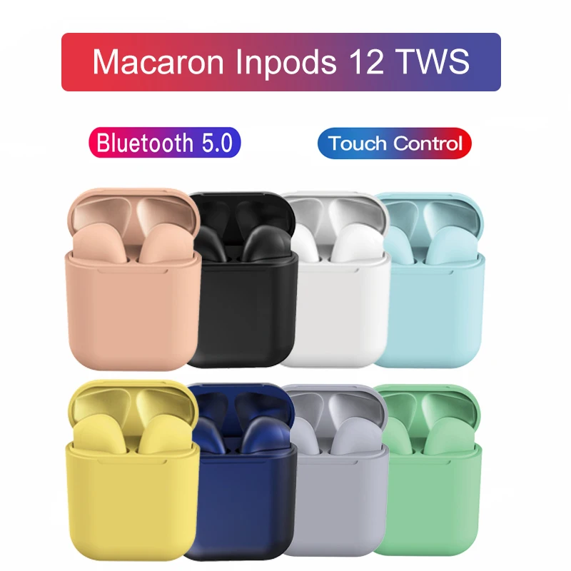 

Macaron 12 tws Bluetooth Wireless Headphons Bluetooth Helmet Earphones Sport Earbuds Pop up Headset Hearing Aid for Smart Phones
