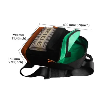 

Fabric Straps Style School Backpack Car Canvas Backpack Bride Bag Racing Straps Backpack Wallet Key Case For JDM Style Racing
