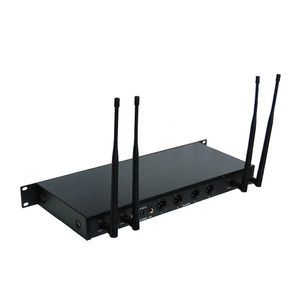 4ch microphone system wireless family party church handheld mic