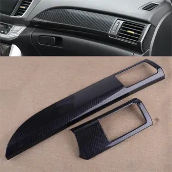 

CITALL Carbon Fiber Style Automobile Car Panel Vent Air Outlet Decoration Strip Trim Fit for Honda Accord 2014 2015 2016 2017
