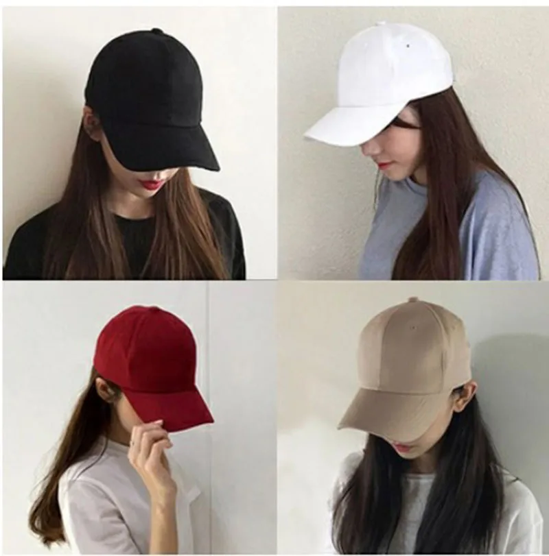 Summer Autumn Fashion Soild Men Women Baseball Cap Adhesion Hat HipHop Adjustable Cool Sunhat Casquette Gorras Present | Аксессуары для